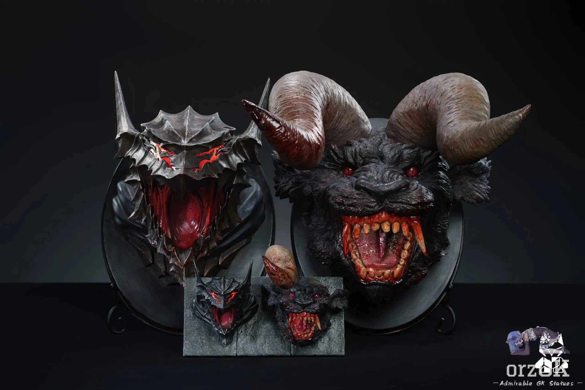 Wall-mounted Berserker X Zodd - Berserk - Pi Pi Studio resin statue Navy Toys anime figure