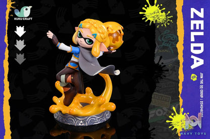 KukuCraft Studio – The Legend of Zelda x SPLATOON Squid Link & Zelda 2.0