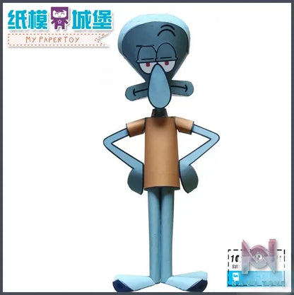 Qian Zhi Lu Studio – Bikini Bottom series 3D Paper Model DIY SpongeBob SquarePants