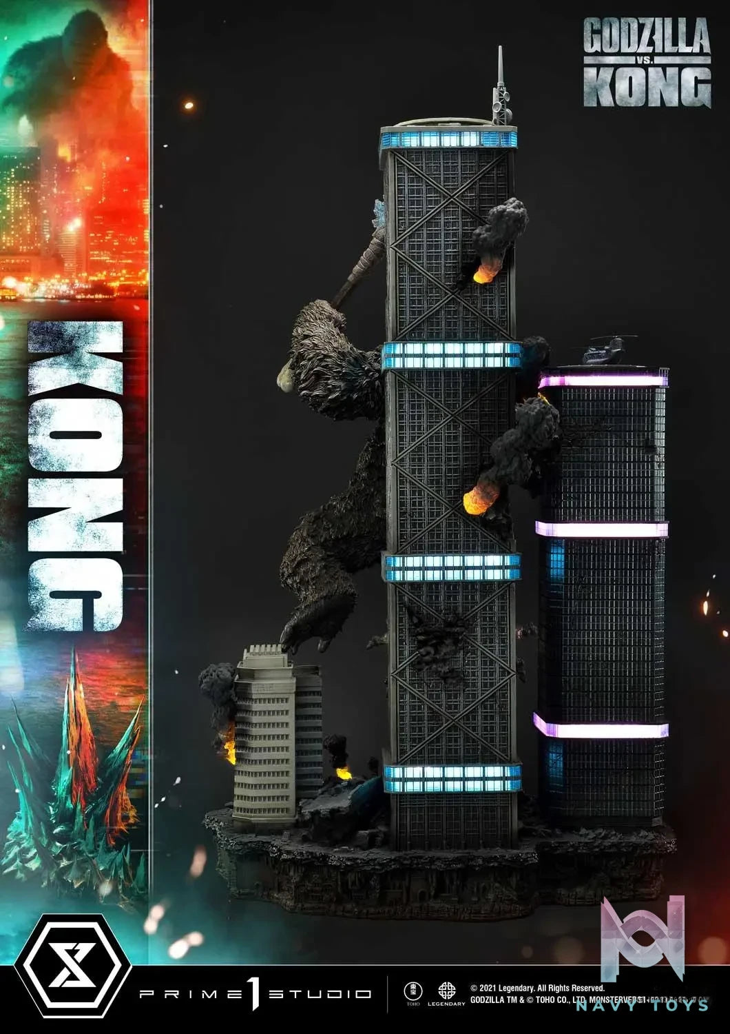 Prime 1 Studio – Ultimate Diorama Masterline Godzilla vs Kong Kong Final Battle UDMGVK-02 (Licensed)