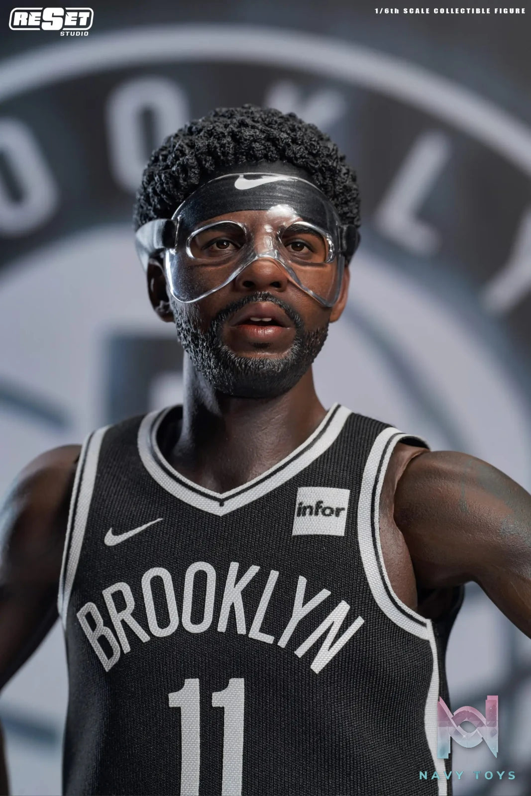Reset Studio – NBA Nets Masked Kyrie Irving 1/6 Collectible Action Figure