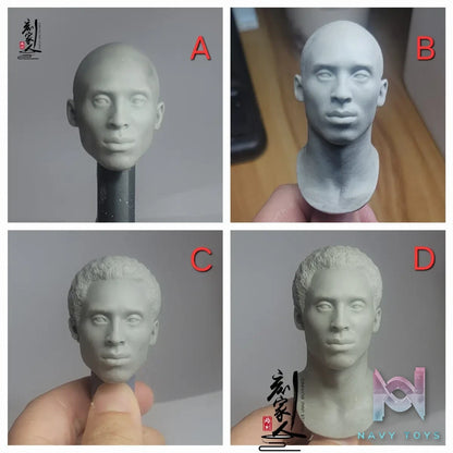 Carving Family Toys Studio – NBA 1/6 Kobe Head Sculpture CFTH01-ABCD White Model & Paint