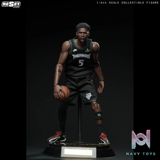 Reset Studio – Anthony Edwards Movable Eyes 1/6 Scale Collectible Action Figure Set NBA