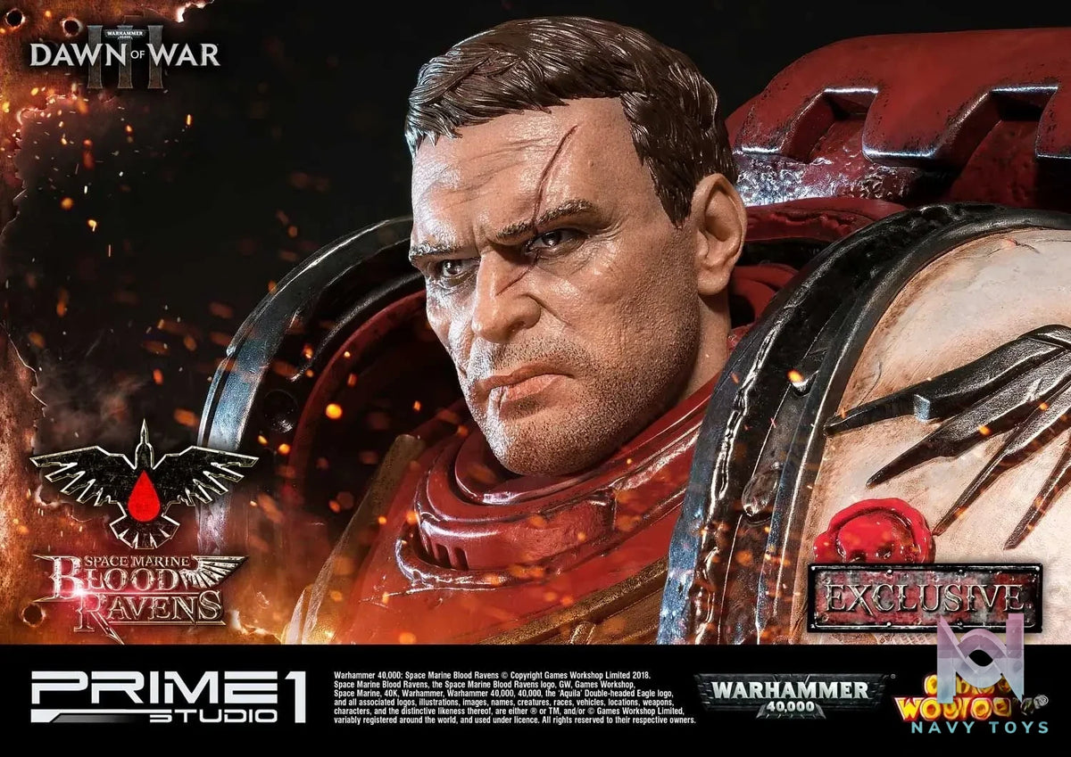 Prime 1 Studio – Premium Masterline Warhammer 40,000: Dawn of War III Space Marine Blood Ravens PMWH40K-02 PMWH40K-02DX (Licensed)