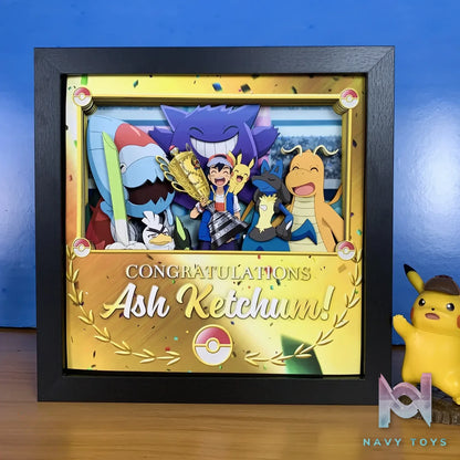 KALA HOME Studio – Congratulation Ash Ketchum! 3D Decorative Painting Pokémon