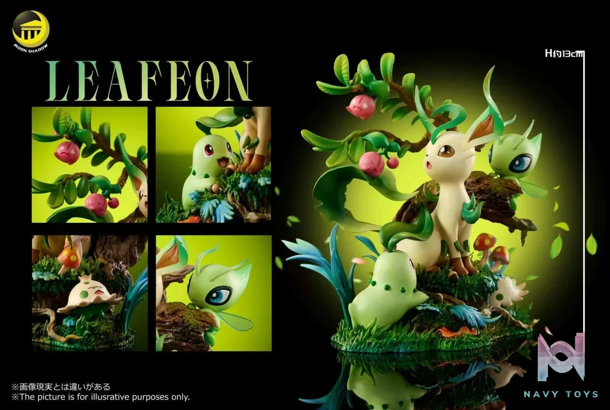 Leafeon Group - Pokemon - Moon Shadow Studio resin statue Moon Shadow Studio anime figure