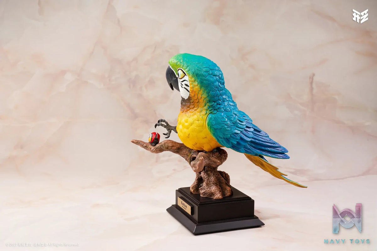 Xing Tou Yi He Studio – Jungle Catalog 001 Ara ararauna Blue-and-yellow Macaw Kotton (Licensed)