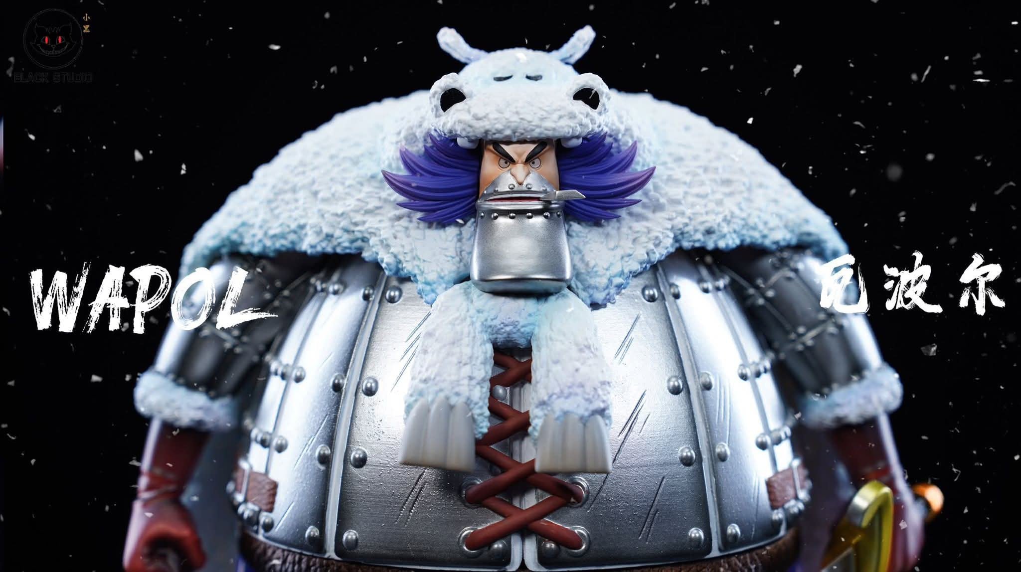 Wapol resin statue black studio anime figure