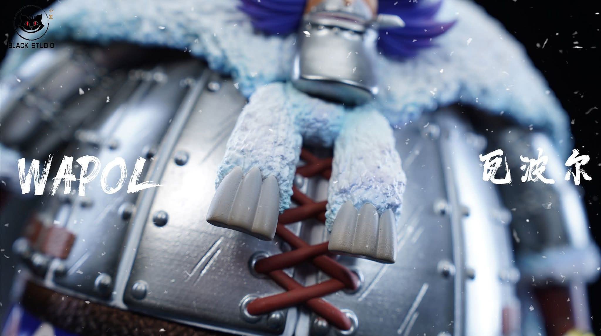 Wapol resin statue black studio anime figure