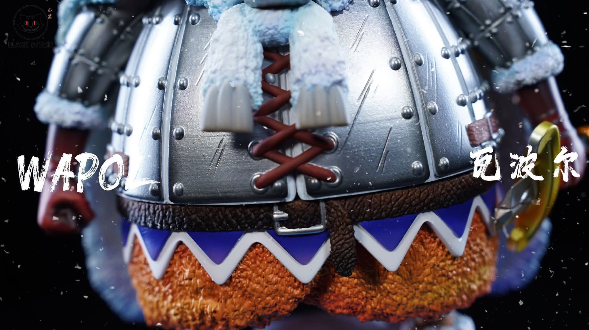 Wapol resin statue black studio anime figure