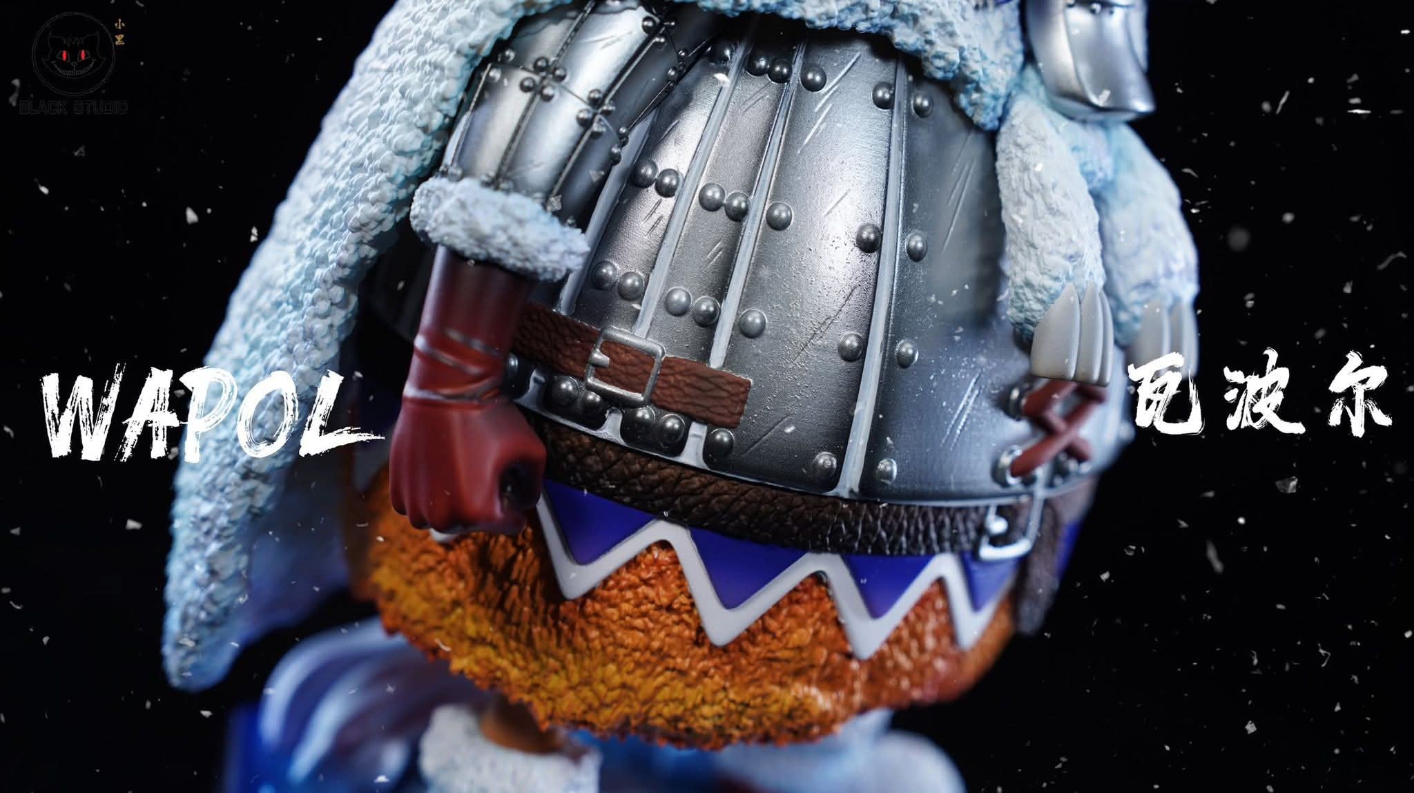 Wapol resin statue black studio anime figure