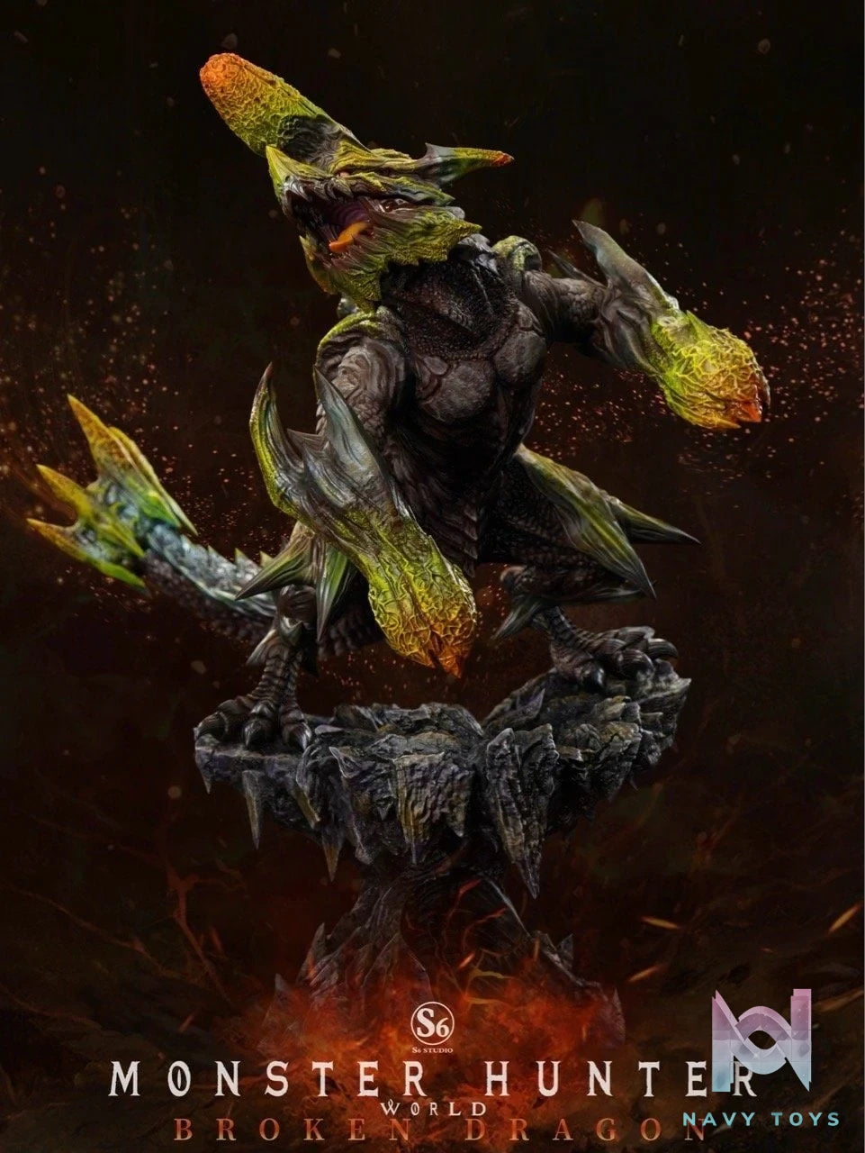 Broken Dragon - Monster Hunter - S6 Studio resin statue S6 studio anime figure