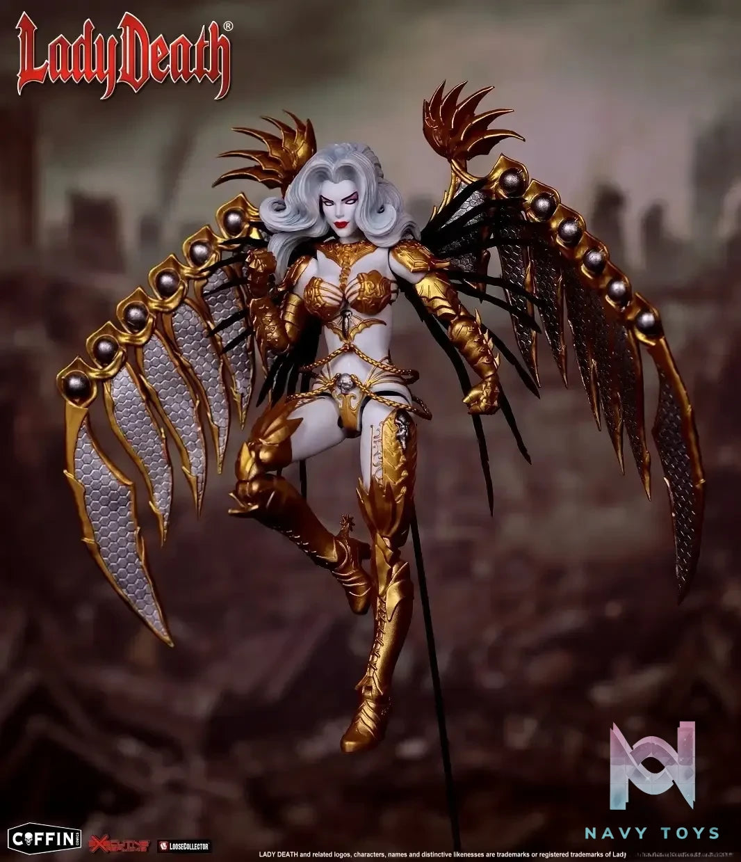 Executive Replicas – Coffin Comics Wargoth & Lady Death Model ERLCWGCC01 ERLCLDGCC02 (Licensed)