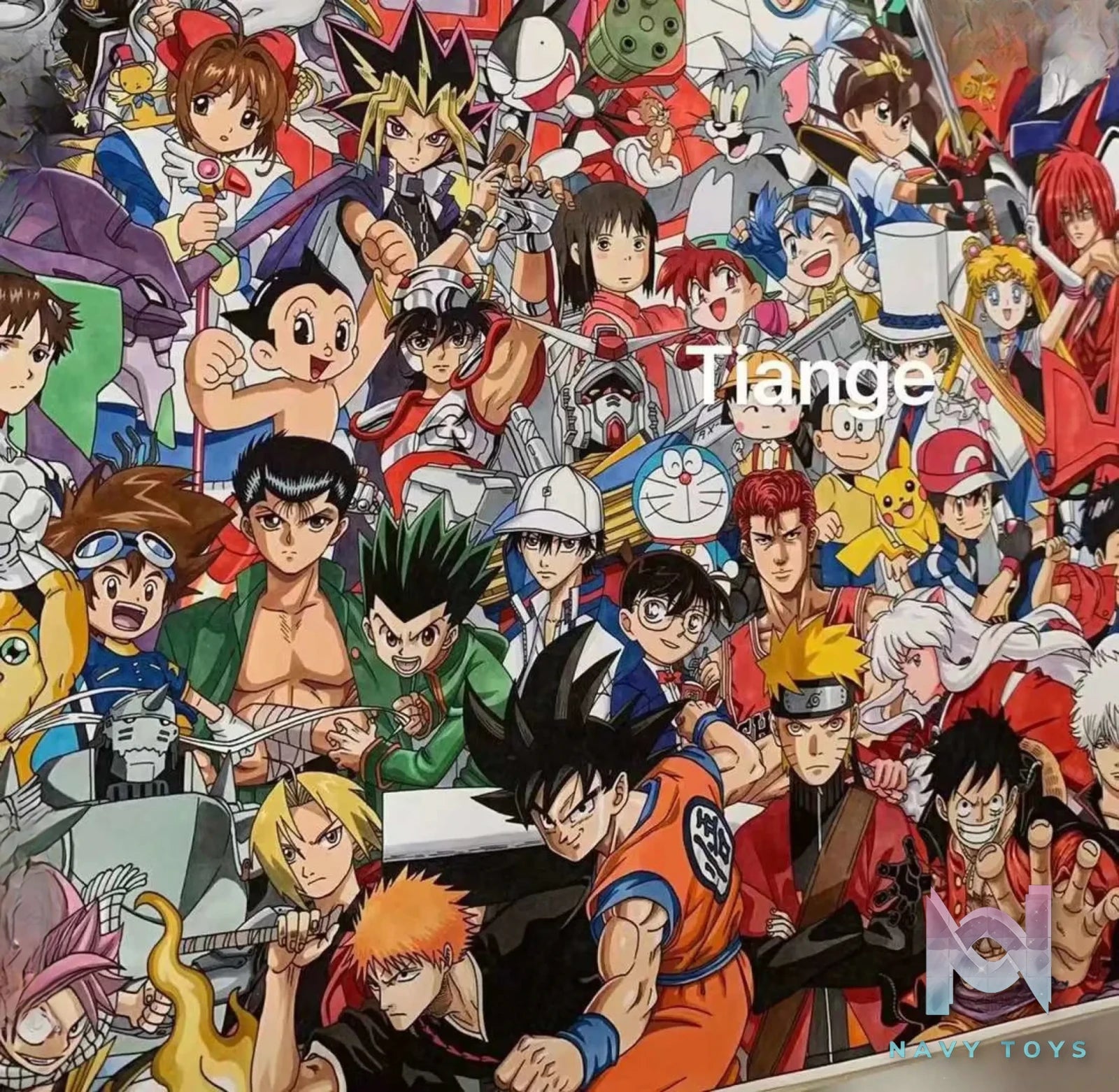 Big Black Cow Studio – Large-scale family portrait reproduction of anime protagonist