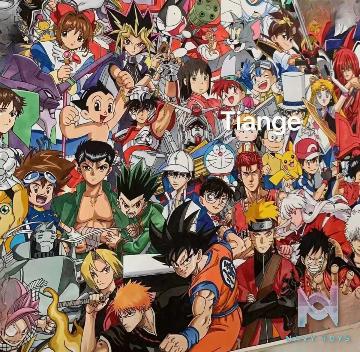 Big Black Cow Studio – Large-scale family portrait reproduction of anime protagonist