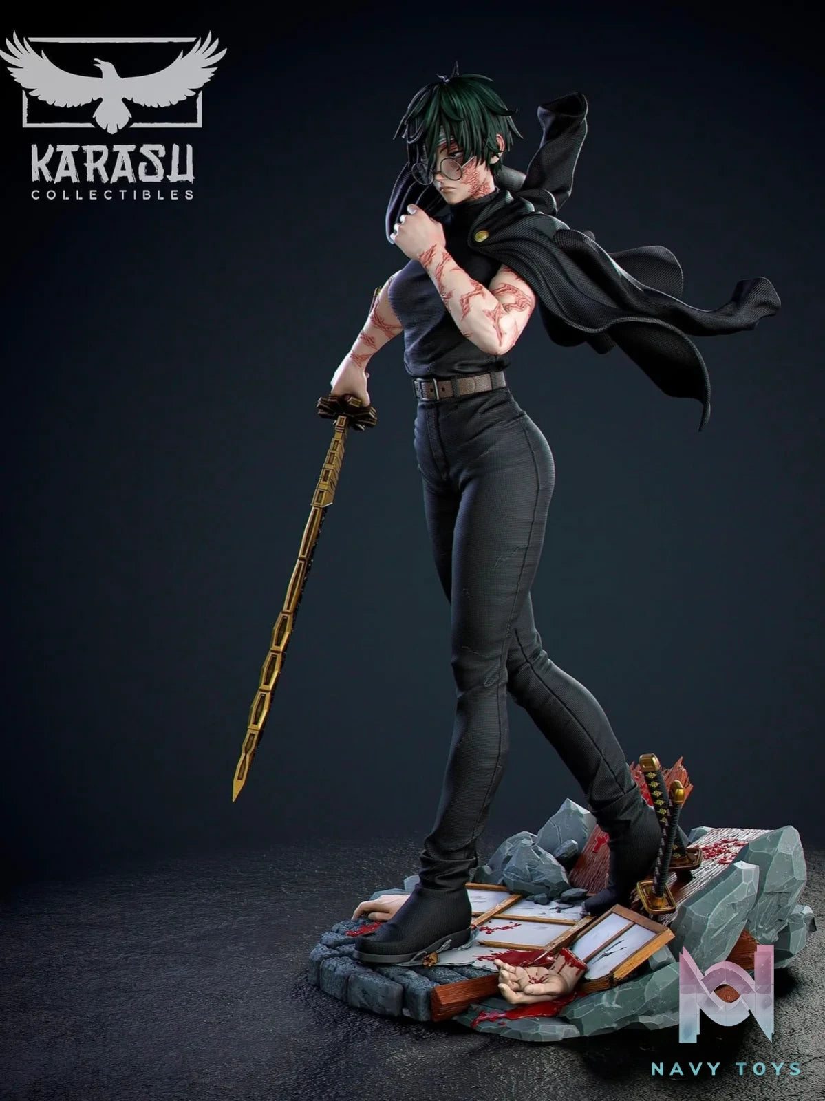 Zenin Maki - Jujutsu Kaisen - Karasu Studio resin statue Karasu Studio anime figure