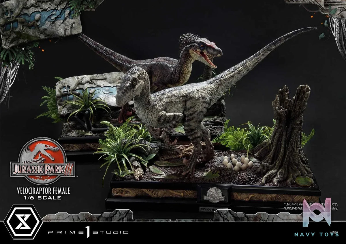 Prime 1 Studio – Legacy Museum Collection Jurassic Park III (Film) Velociraptor Female LMCJP-11 LMCJP-11S (Licensed)