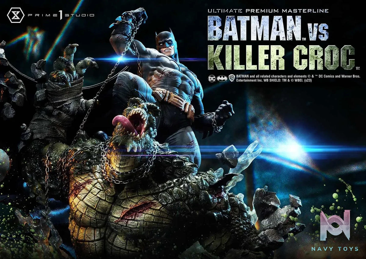 Prime 1 Studio – Ultimate Premium Masterline Batman (Comics) Batman Versus Killer Croc UPMDC-07 UPMDC-07DX UPMDC-07DXS (Licensed)