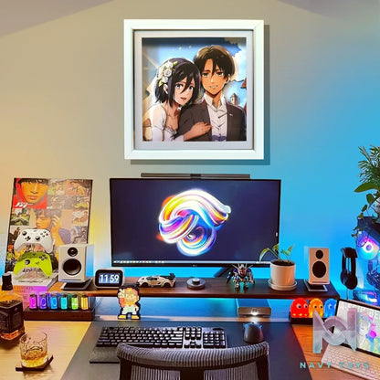KALA HOME Studio – Eren X Mikasa Pre-wedding Photos 3D Decorative Painting Attack on Titan