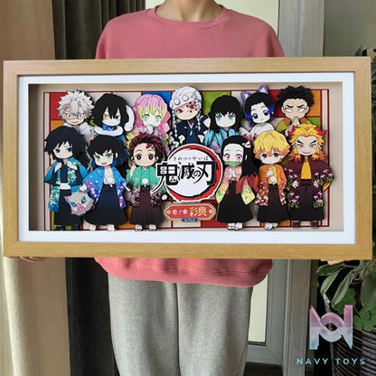 KALA HOME Studio – Demon Slayer Multiple Characters #05 3D Decorative Painting