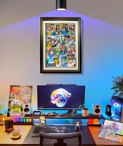 KALA HOME Studio – Pokémon Multiple Characters #05 3D Decorative Painting Pokémon