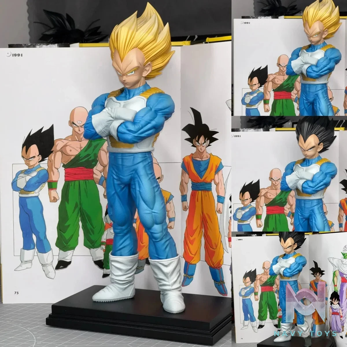 XG Studio - Dragon Ball Z Warrior Vegeta resin statue Navy Toys anime figure