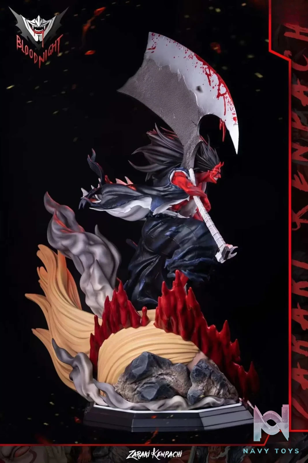 Blood Night Studio – Bleach Thousand Year Blood War Swastika Form Series #1—Zaraki Kenpachi