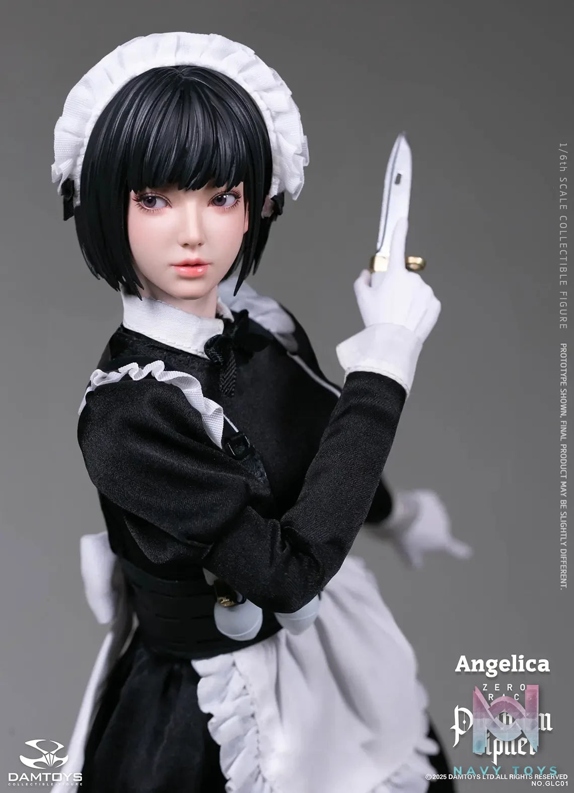 DAMTOYS – 1/6th scale PHANTOM CIPHER: ZERO TRACE ANGELICA Original Story Collectible Figure GLC01 (Licensed)
