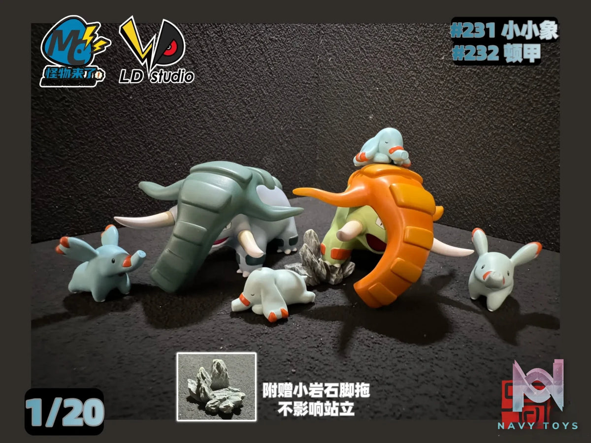 LD Studio & MC Studio – Pokémon Phanpy & Donphan