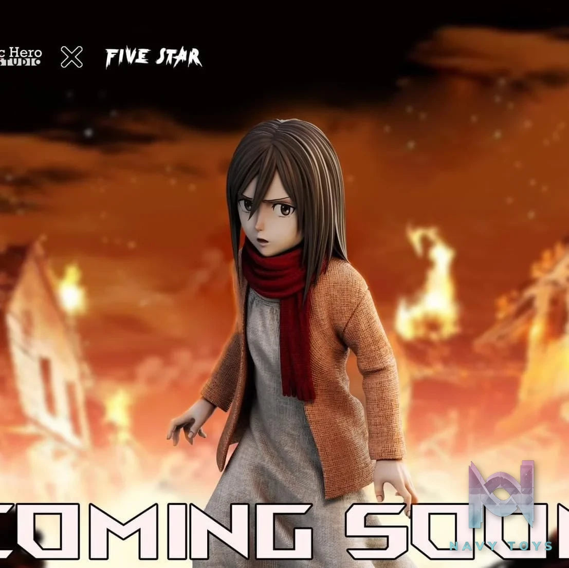 Childhood Mikasa Ackerman - Attack on Titan - Comic Hero Studio resin statue Comic Hero Studio anime figure