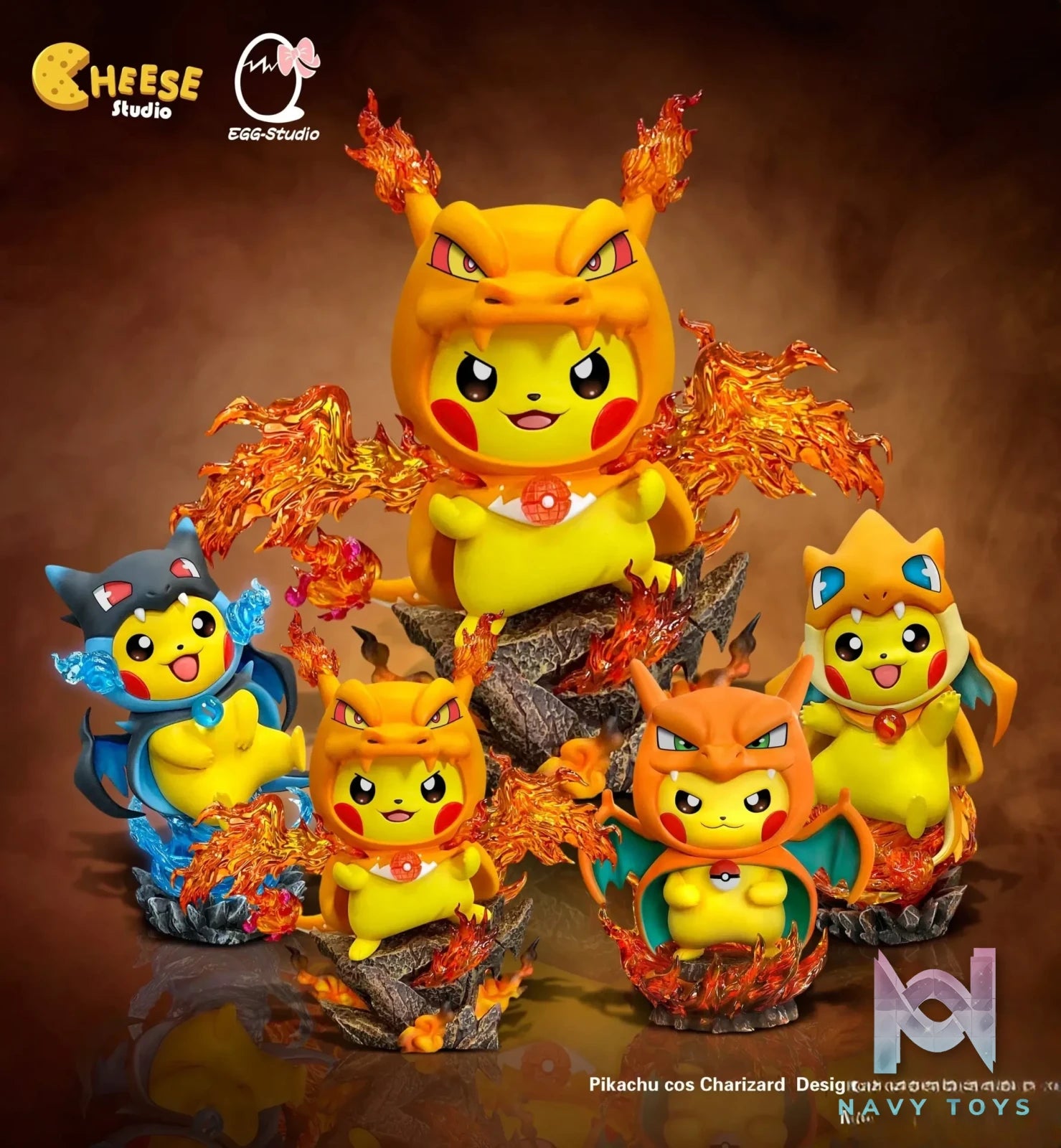 Cheese Studio X Egg Studio – Pokémon Transformation # Charizard Transformation