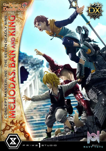 Prime 1 Studio – Concept Masterline The Seven Deadly Sins Meliodas, Ban and King CMNTZ-01 CMNTZ-01DXS (Licensed)
