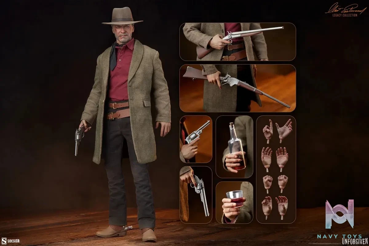 Sideshow Collectibles – Unforgiven William Munny 1/6 Scale Action Figure 100478 (Licensed)
