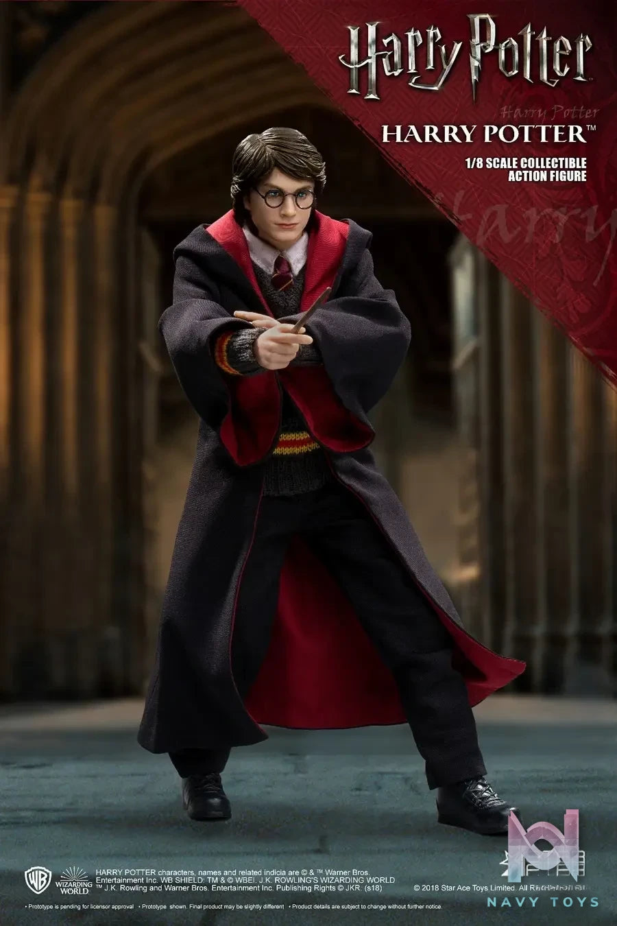 Star Ace Toys – SA8011 1/8 Harry Potter School Uniform Action Figure (Licensed)
