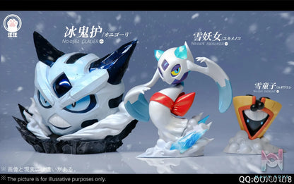 Wang Wang Studio – Pokémon Pokédex Glalie & Froslass & Snorunt