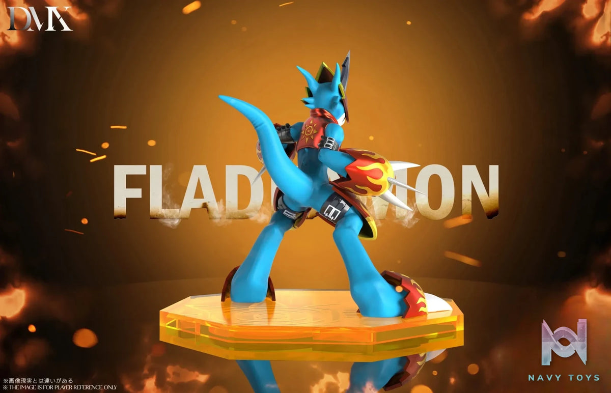 DMX Studio – Digimon Lighdramon & Motomiya Daisuke & V-mon & Fladramon