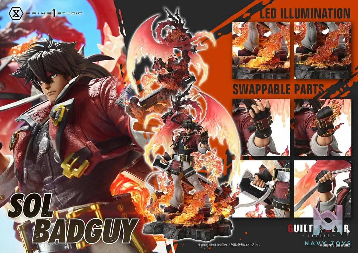 Sol Badguy resin statue prime 1 studio anime figure