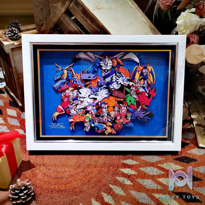 Yu Zhi Jiang Studio – Digimon Multiple Characters Series #6 3D Decorative Painting Digimon