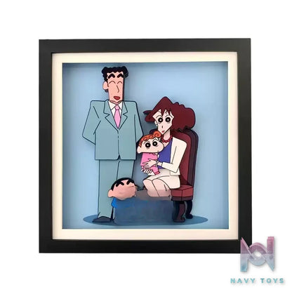 KALA HOME Studio – Crayon Shin-chan Multiple Characters #07 3D Decorative Painting Crayon Shin-chan