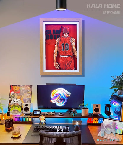 KALA HOME Studio – Hanamichi Sakuragi #02 3D Decorative Painting Slam Dunk