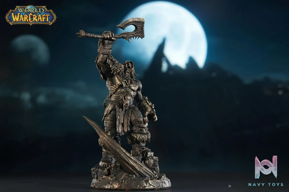 BLIZZARD ENTERTAINMENT – World of Warcraft Grommash Hellscream Bronze Edition Statue BLZ006 (Licensed)