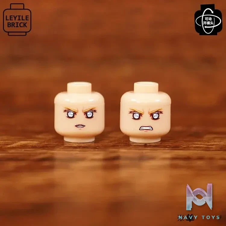 LEYILEBRICK Studio – Cute Girl Posable Head #04 Original