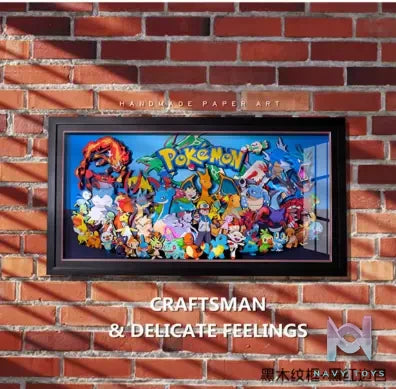 Yu Zhi Jiang Studio – Pokémon Multiple Characters Series #3 3D Decorative Painting Pokémon