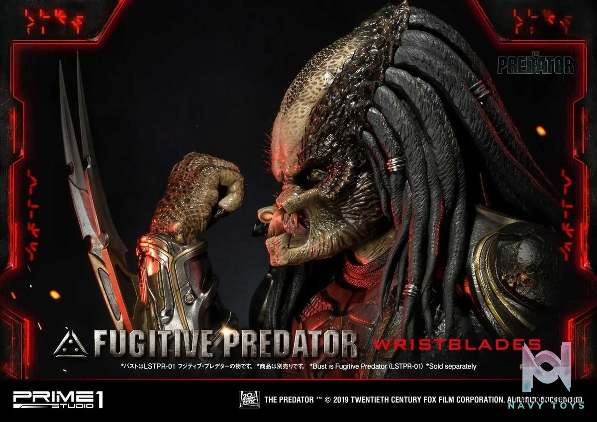 Prime 1 Studio – Life Size Bust The Predator (Film) Fugitive Predator Wristblades LSTPR-02 (Licensed)
