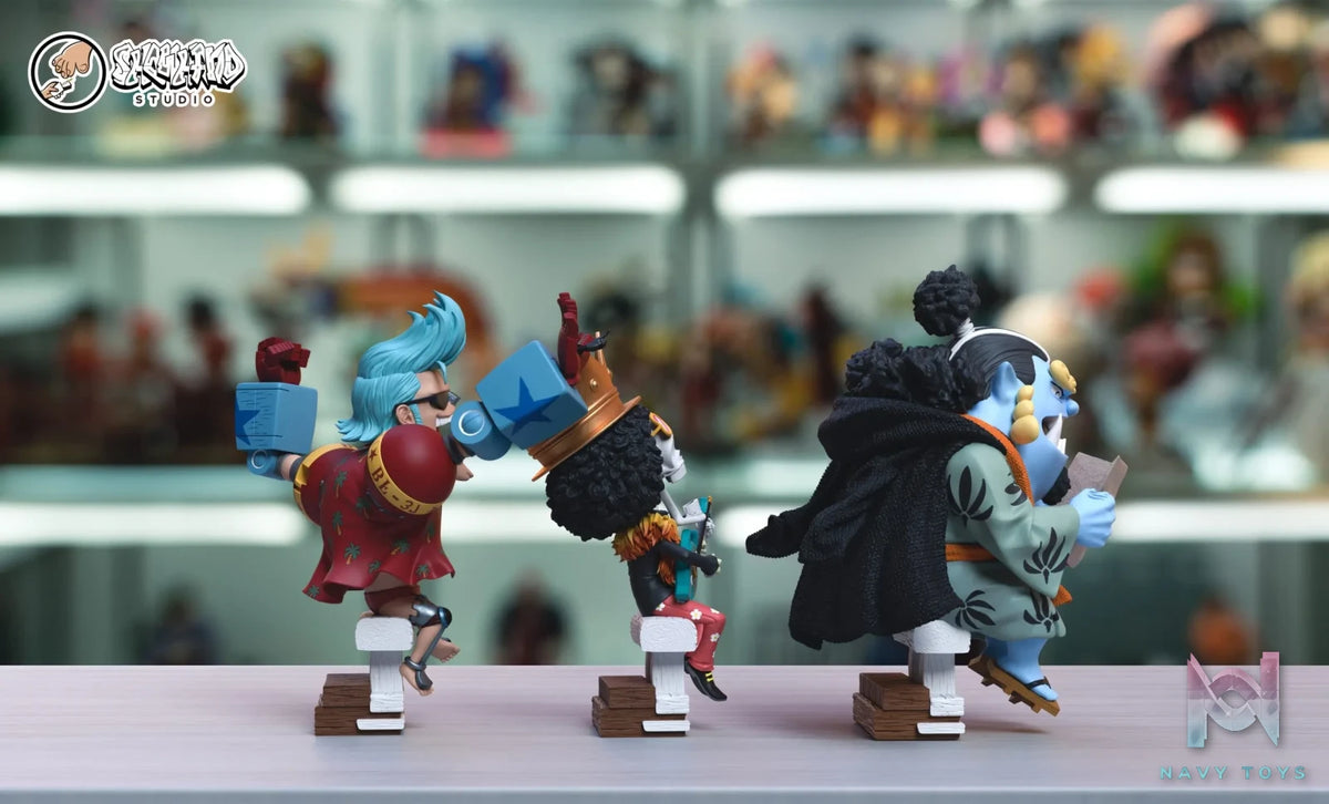 Showhand Studio – One Piece Straw Hat Pirates #last FRANKY & BROOK & Jinbe