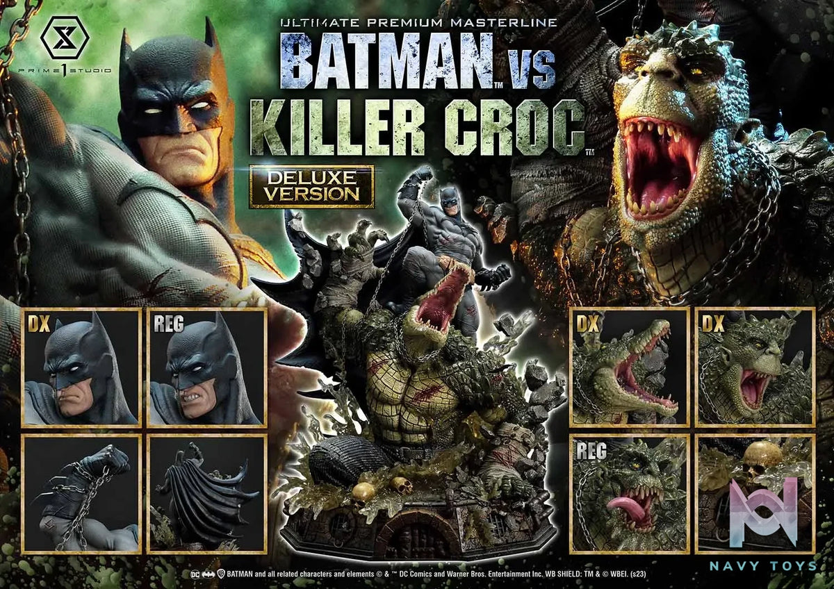 Prime 1 Studio – Ultimate Premium Masterline Batman (Comics) Batman Versus Killer Croc UPMDC-07 UPMDC-07DX UPMDC-07DXS (Licensed)