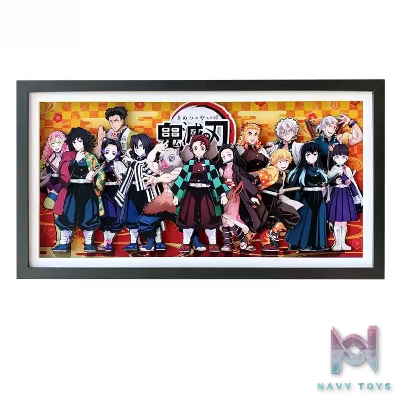 KALA HOME Studio – Demon Slayer Multiple Characters #06 3D Decorative Painting Demon Slayer