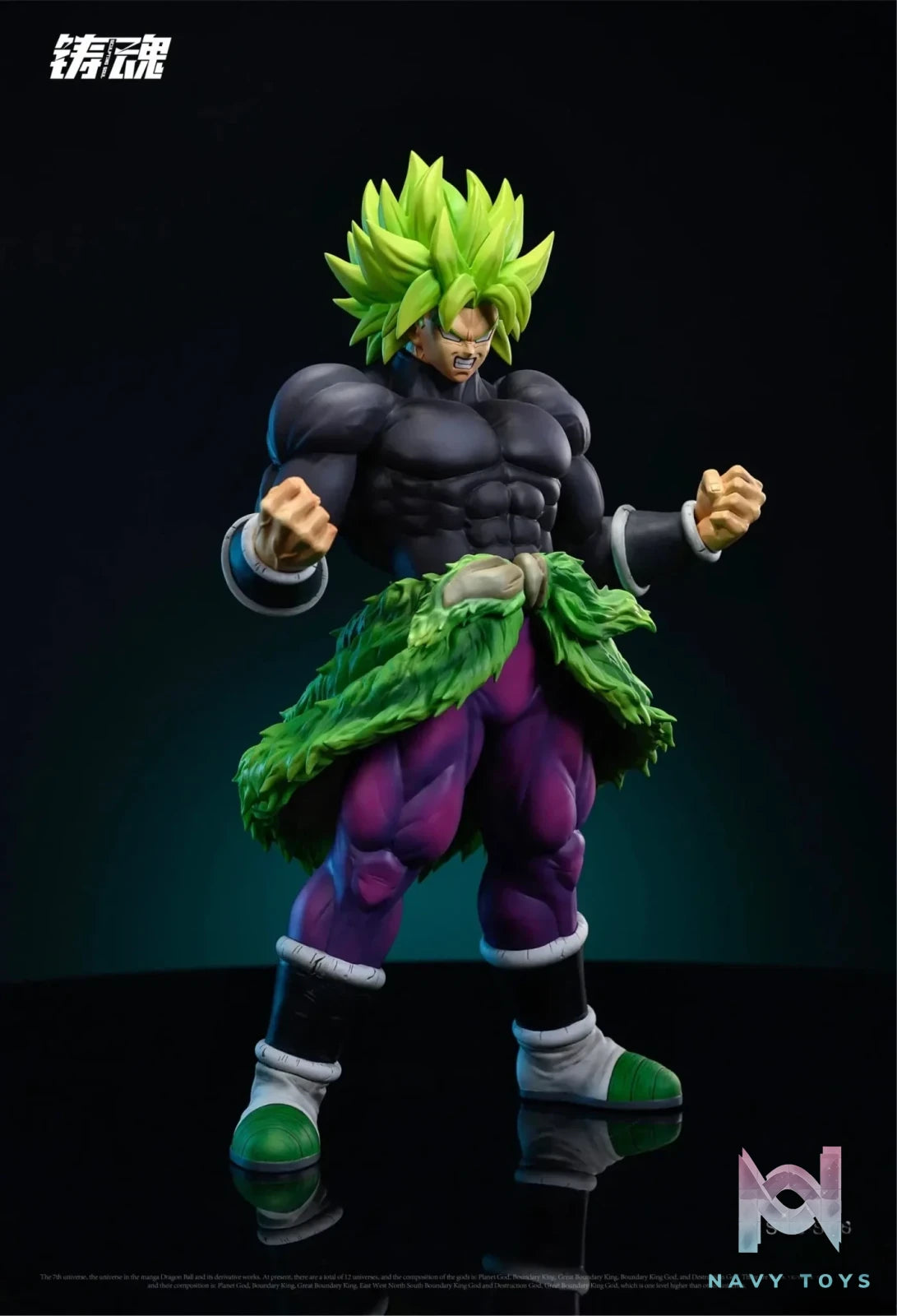 Sculpting Soul Studio - Super Warriors of Universe 7 (Goku, Vegeta, Gohan, Piccolo, Broly) resin statue Navy Toys anime figure