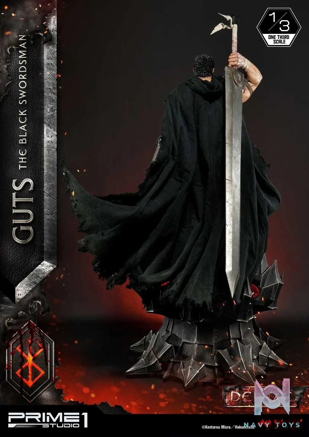 Prime 1 Studio – Museum Masterline Berserk Guts The Black Swordsman MMBR-01 MMBR-01DX (Licensed)