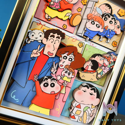KALA HOME Studio – Crayon Shin-chan Multiple Characters #08 3D Decorative Painting Crayon Shin-chan